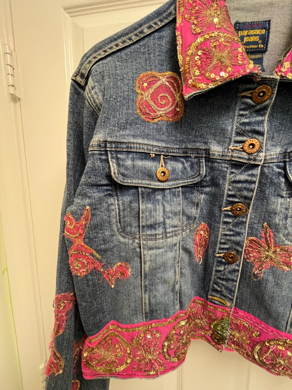Women's Parasuco Jeans Jacket L - Picture 7 of 13